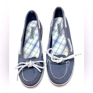 Perry Top-sider Canvas Shoe w Leather Lace